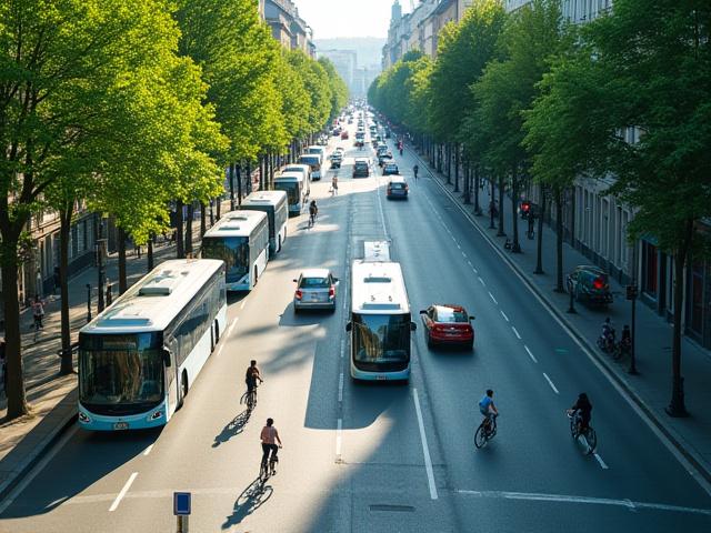 Flygbild över Stockholms innerstad med gröna inslag